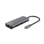 Trust Dalyx Adaptador Multipuerto USB-C 6 en 1 Gris/Plata